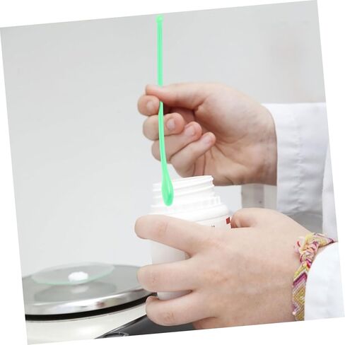 PRETYZOOM 100pcs Plastic Dispensing Spoons Laboratory Mixing Scoops Sample Spatulas Measure Spoon for Home Lab Mixing in Saudi Arabia