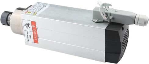 Square Spindle Motor 3.5KW ER20 Air Cooled 220V 380V 4 Bearings 18000RPM(3.5kw 380V) in Saudi Arabia