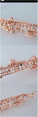KESHUO Crystal Oboe Instrument Semi/Automatic Rose Gold for Adult Students Beginners Oboe (Color : Semi-Automatic) in Kuwait