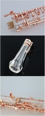 KESHUO Crystal Oboe Instrument Semi/Automatic Rose Gold for Adult Students Beginners Oboe (Color : Semi-Automatic) in Kuwait