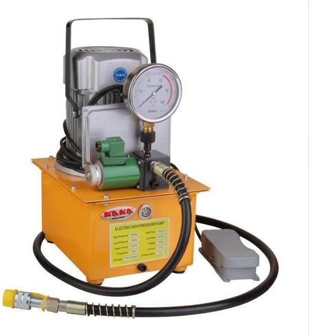 KAKA INDUSTRIAL ZCB-700D 10000 PSI Hydraulic Electric Pump 750W Single Acting 110V Solenoid Pedal 7L Hydraulic Power Pack Cylinder in Saudi Arabia