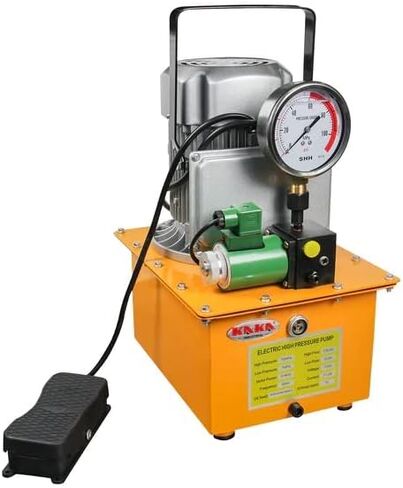 KAKA INDUSTRIAL ZCB-700D 10000 PSI Hydraulic Electric Pump 750W Single Acting 110V Solenoid Pedal 7L Hydraulic Power Pack Cylinder in Saudi Arabia