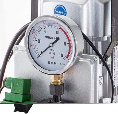 KAKA INDUSTRIAL ZCB-700D 10000 PSI Hydraulic Electric Pump 750W Single Acting 110V Solenoid Pedal 7L Hydraulic Power Pack Cylinder in Saudi Arabia