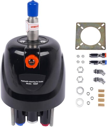 GELUOXI Front Mount Pump 6.9MPA/1000PSI Hydraulic Outboard Steering Pump 150 HP Boat HH4314-3 in Saudi Arabia