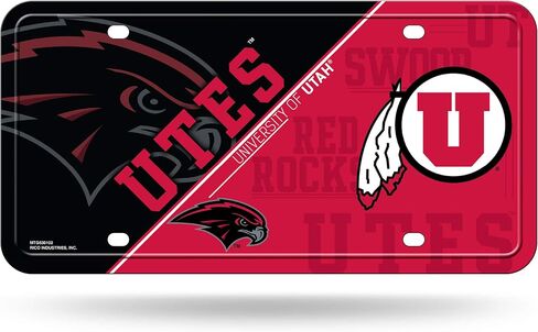 Rico Industries NCAA Unisex Metal License Plate Tag in Saudi Arabia