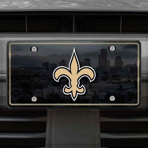 FANMATS 44958 NFL - Miami Dolphins Flat Metal License Plate | Orange | Dolphin Primary Logo in Saudi Arabia