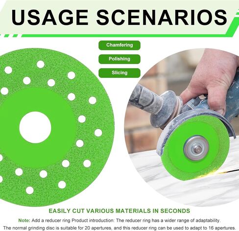 5pcs Rock Slab Grinding Disc, Rock Slab Cutting Discos para Disc Ultra Thin Angle Grinder Saw Blade Wheel Polishing Cutting Blade for Granite Slabs Marble Glass Ceramics Diamond Tile in Saudi Arabia