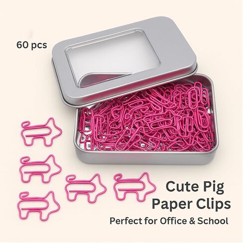 60 Squirrel Paper Clips Bookmarks, Squirrel Office Supplies Gifts in Saudi Arabia