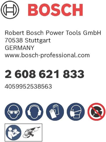 Bosch 1x Pro Multi Material Cleaning Disc N377 للحصول على مطاحن زاوية صغيرة و X-Lock (للألواح الفولاذية ، الصلب ، Ø 125 مم ، الحصى ، مطحنة زاوية صغيرة محترفة) in Saudi Arabia