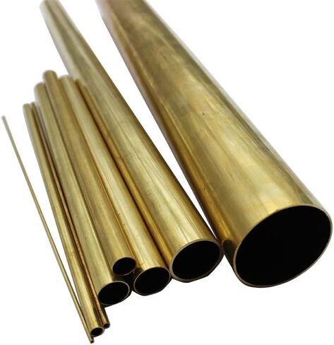 Brass Tubes Round Metal Tubes for Optical Axis brass Sleeves Sliders and Hooks(22x1x100mm) in Kuwait