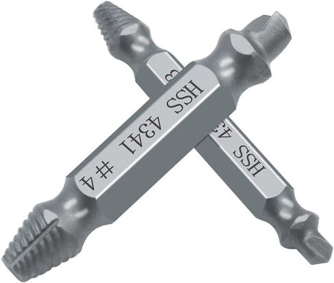 5PCS Broken Bolt Removal Kit, Effective Screw Extractors for Rusty and Stuck Screws, Long Lasting High Speed Steel Tools in Saudi Arabia