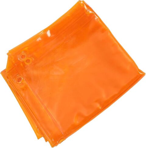 Curtain Wall Welding Curtain Screen 5.7x5.7FT Flame Retardant 6 Grade Proof Welding Guard Screen Orange in Saudi Arabia