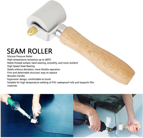 Welding Seam Roller Seam Roller 37mm Diameter 45mm Width High Temperature Silicone Seam Hand Pressure Roller for Welding in Saudi Arabia