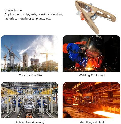 Welder Earth Ground Cable Grip Clip Ground Welding Earth Clamp A Shape Ground Welding Earth Clamp 800A High Power Welding Machine Grip Clip Clamp in Saudi Arabia