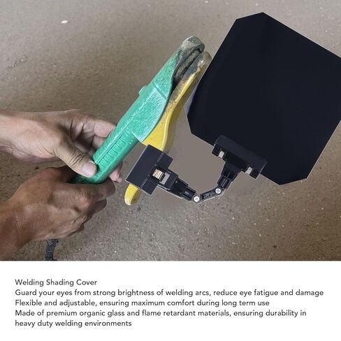 Welding Cover Welding Shading Cover 18cm Square Eye Protective Anti Strong Light Handheld Clip On Welding Panel in Kuwait