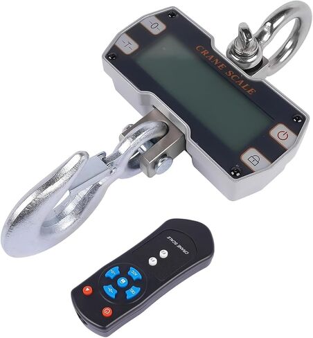 Digital Crane Scale 2000kg 4400lb with Remote Digital Hanging Scale 2 Ton Industrial Heavy Duty Crane Scale Orgnge for Home Farm Factory in Saudi Arabia