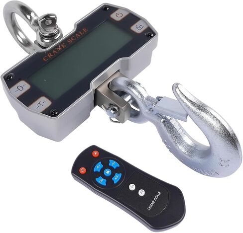 Digital Crane Scale 2000kg 4400lb with Remote Digital Hanging Scale 2 Ton Industrial Heavy Duty Crane Scale Orgnge for Home Farm Factory in Saudi Arabia