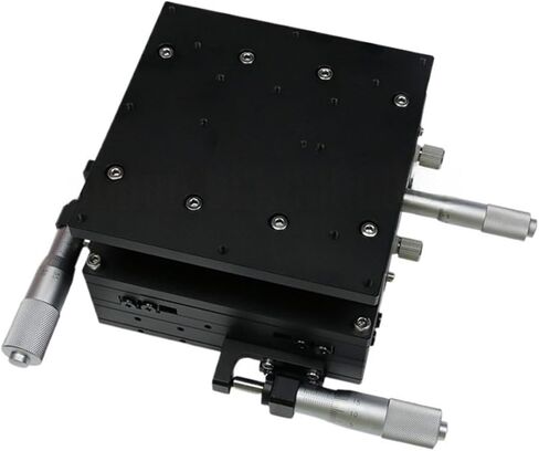 XYZ Axis Trimming Manual Displacement Platform Linear Stage Sliding Table 125 * 125mm XYZ125LM-2 147N Double Cross Rail in Saudi Arabia