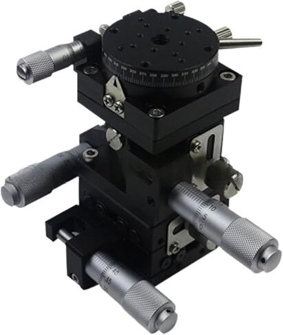 XYZR Axis 40 * 40mm 4 axis V-Type Trimming Platform Manual Linear Stage Bearing Sliding Table LTP40-L XYZR40-L 9.8N in Saudi Arabia