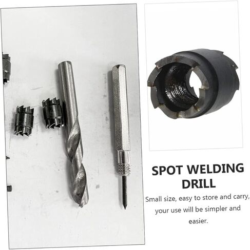 Angoily 9pcs Spot Welding Tool Kit High-speed Drills Drill Bits for Automotive in Saudi Arabia