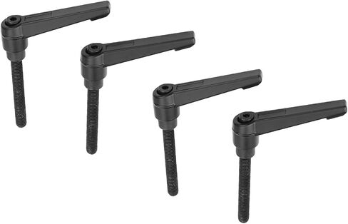 4pcs Metal Machine Manobs مقبض إصلاح قابل للتعديل M6 ذكور الخيط (طول المسمار 60 مم) in Kuwait