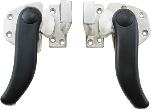 Stainless Steel Industrial Heavy Engineering Convex Door S-Shaped Rotating Sealed Door Handle 1Pcs(Right) in Saudi Arabia