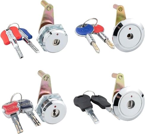 أسطوانة قفل آمنة ميكانيكية 2 كيز و 5KEYs كلمة مرور إلكترونية آمنة قفل القفل العالمي 1pcs (205C) in Saudi Arabia