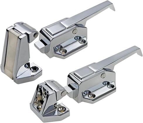 Adjustable Oven Steaming Door Handle Freezer Cabinet Industrial Equipment Lock 1Pcs(Low feet) in Kuwait