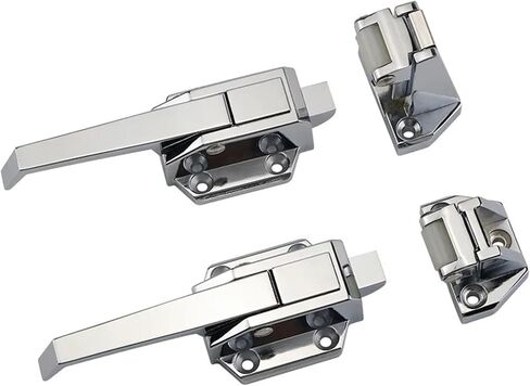 Adjustable Oven Steaming Door Handle Freezer Cabinet Industrial Equipment Lock 1Pcs(Low feet) in Kuwait