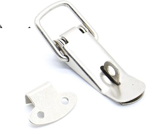 J106 Cabinet Box Locks Spring Loaded Latch Catch Toggle 27 * 63 Iron for Sliding Door Window 1Pcs in Saudi Arabia