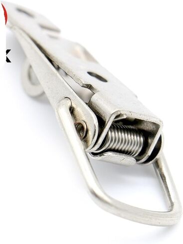 J106 Cabinet Box Locks Spring Loaded Latch Catch Toggle 27 * 63 Iron for Sliding Door Window 1Pcs in Saudi Arabia