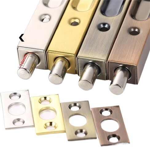4/6/8/10 Inch Stainless Steel Hidden Door Bolt Security Guard Door Latch Sliding Door Lock 1Pcs(Green Bronze 10inch) in Saudi Arabia