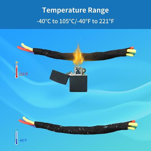 شريط تسخير الأسلاك عالية temp tempsive النسيج الشريط 1 بوصة × 50 قدم لالتفاف تسخير محرك السيارات ، حماية الكابلات الكهربائية ، تخميد الضوضاء in Saudi Arabia