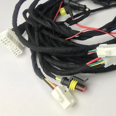 شريط تسخير الأسلاك عالية temp tempsive النسيج الشريط 1 بوصة × 50 قدم لالتفاف تسخير محرك السيارات ، حماية الكابلات الكهربائية ، تخميد الضوضاء in Saudi Arabia