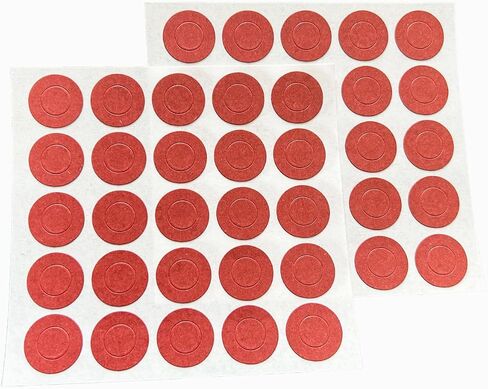 500PCS 18650 Lithium Battery Insulator Ring Self Adhesive Hollow Paper Pad Electrical Insulating Adhesive Paper Red in Saudi Arabia