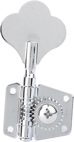 Vintage Open Electric Bass Tuner Knobs - Steel - Replacement (Use left row) in Saudi Arabia