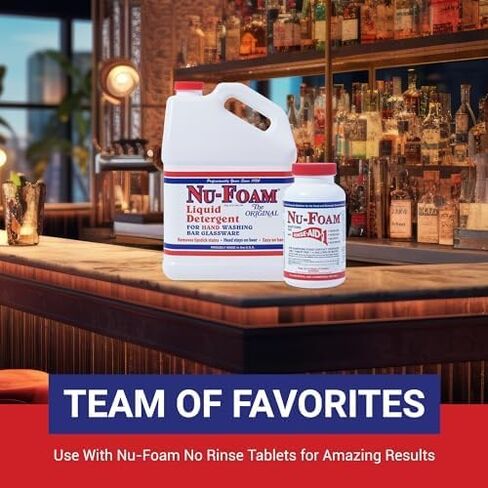 Sanitizing Tablets for Bar Glassware – Superior Rinse Aid - Hand Washing Bar, Tavern, Brewery Supplies - Spotless Serving Glasses - 3 Pack 300 Tablets/ 1,800 Quarts Sanitizing Solution in Saudi Arabia