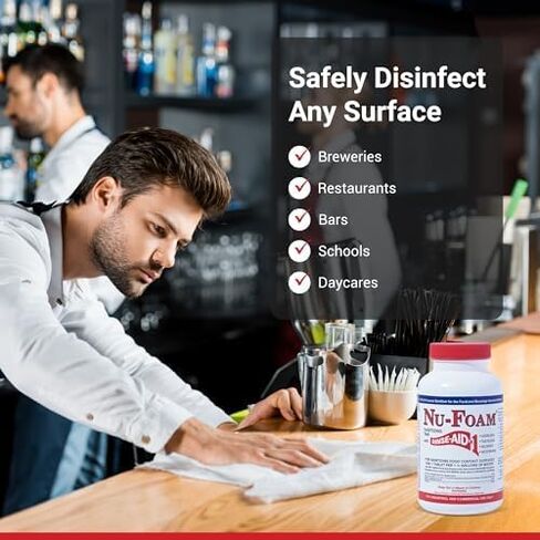 Sanitizing Tablets for Bar Glassware – Superior Rinse Aid - Hand Washing Bar, Tavern, Brewery Supplies - Spotless Serving Glasses - 3 Pack 300 Tablets/ 1,800 Quarts Sanitizing Solution in Saudi Arabia