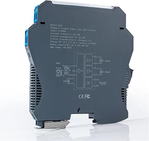 Intelligent Signal Isolator 4-20mA to 0-10V 4-20mA to RS485 Relay 1 in 1 Out Analog Signal Converter Relay Signal Isolator(Input 4-20MA_Output 4-20MA_DC 18-32V) in Saudi Arabia