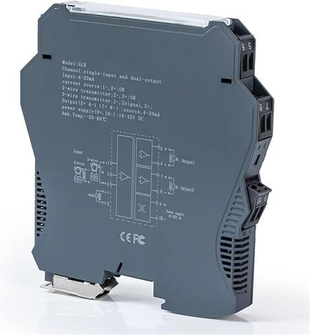 Intelligent Signal Isolator 4-20mA to 0-10V 4-20mA to RS485 Relay 1 in 1 Out Analog Signal Converter Relay Signal Isolator(Input 4-20MA_Output 4-20MA_DC 18-32V) in Saudi Arabia