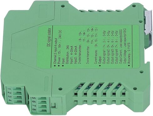 ACOUTO 24V DC عزل 2 في 4 مع العزل الكهروضوئي والكفاءة العالية مدخلات 4-20MA (0-5V) in Saudi Arabia