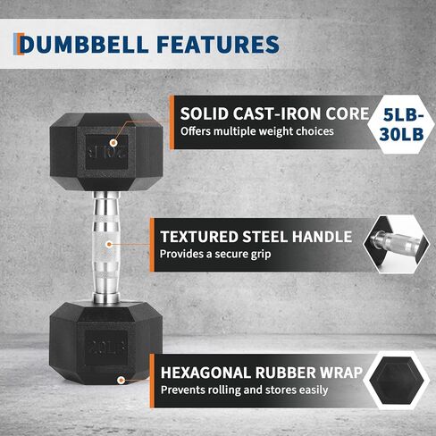 60 lb-100 lb مجموعة الدمبل السحمية ، 5-30 رطل PVC الأوزان السدفية الدمبل المحددة للتدريب على القوة ، والتمرينات ولياقة الدمبل ، 60 رطلا (5x2+10x2+15x2) ، 100 رطل (20x2+30x2) ، الأسود in Kuwait