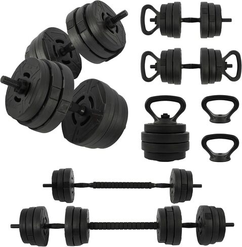 مجموعة الدمبل القابلة للتغيير متعددة الوظائف المحمولة و kettlebell مع أوزان قابلة للتعديل ، أنماط متعددة in Saudi Arabia