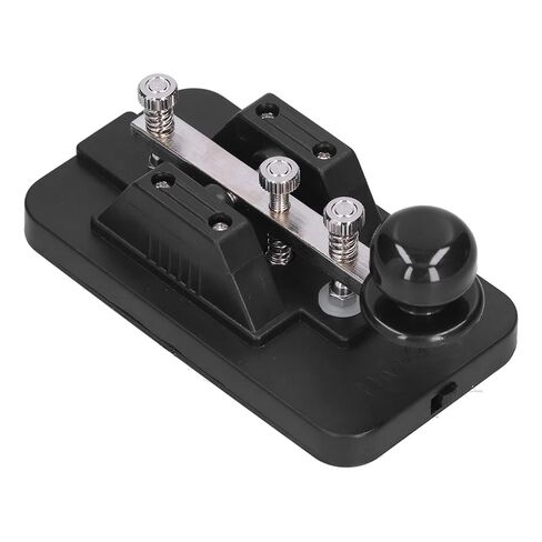 YCTZE MORSE CODE KEY TELEGRAPH TAPPER MANUAL CW TOOLER TAULL مع الجرس ، المطالبات الصوتية ، يتصل بمستجنيات CW in Saudi Arabia