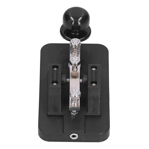YCTZE MORSE CODE KEY TELEGRAPH TAPPER MANUAL CW TOOLER TAULL مع الجرس ، المطالبات الصوتية ، يتصل بمستجنيات CW in Saudi Arabia