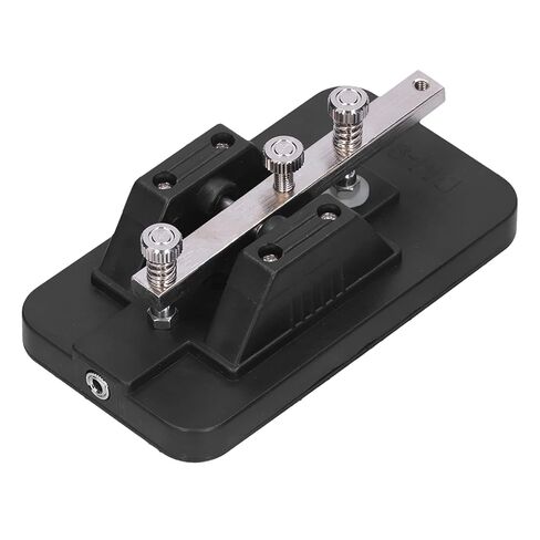 YCTZE MORSE CODE KEY TELEGRAPH TAPPER MANUAL CW TOOLER TAULL مع الجرس ، المطالبات الصوتية ، يتصل بمستجنيات CW in Saudi Arabia