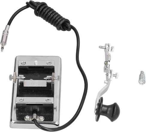 رمز Greensen Morse CW Telegraph Key من الفولاذ المقاوم للصدأ القابل للانفصال HY K4 لتدريس أدوات المساعدة مع الخدش in Saudi Arabia