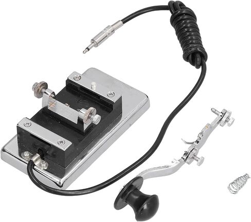 رمز Greensen Morse CW Telegraph Key من الفولاذ المقاوم للصدأ القابل للانفصال HY K4 لتدريس أدوات المساعدة مع الخدش in Saudi Arabia