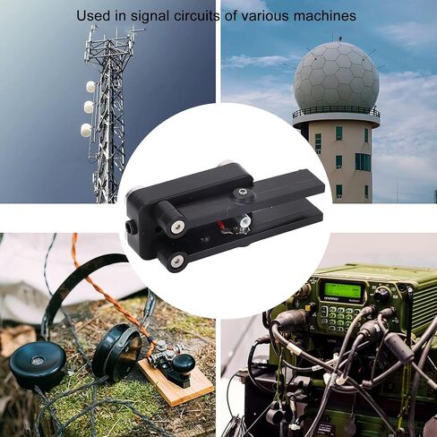 Greensen Double Paddle Telegraph Key Portable CW Keyer Morse Code Paddle Design for Circuits ABS Material in Saudi Arabia