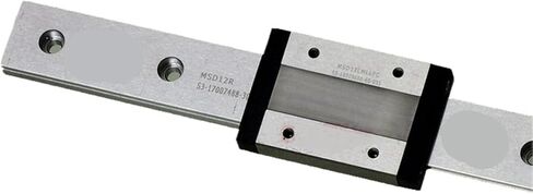 Stainless Steel Linear Guide MSD12 200 250 300 350 400 450 500 550 Mm MSD12R Rail Match MSD12M MSD12LM LLFC Block Carriage 1Pcs(MSD12R-500mm Rail) in Saudi Arabia